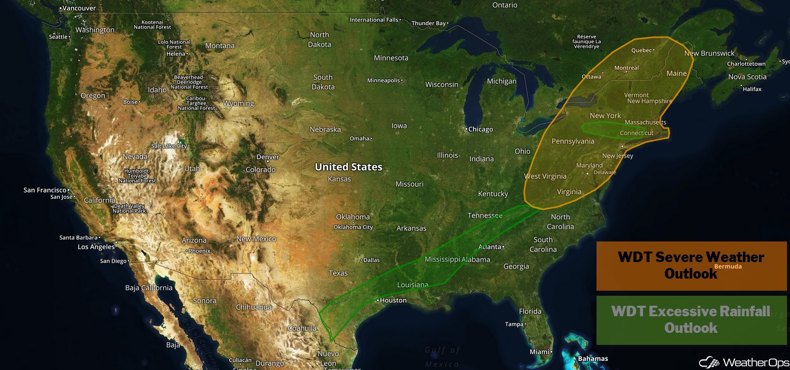 National Weather Summary for Wednesday, September 26, 2018