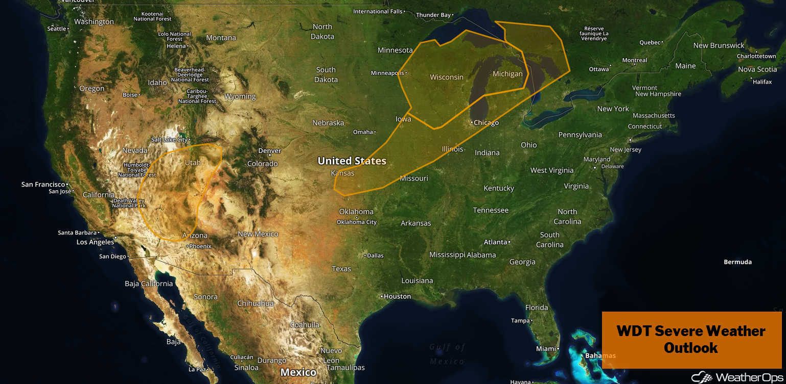 National Weather Summary for Wednesday, October 3, 2018