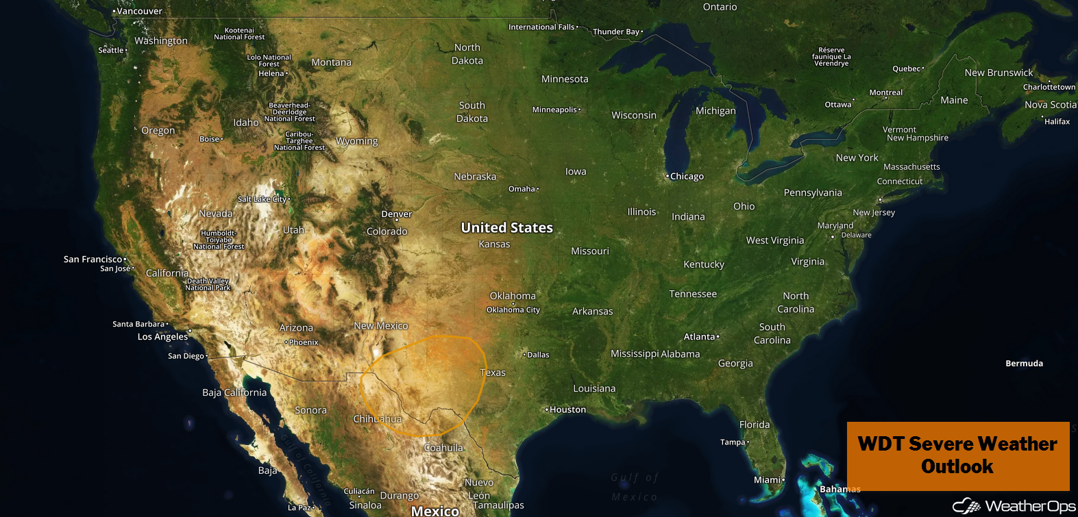 National Weather Summary for Friday, October 12, 2018