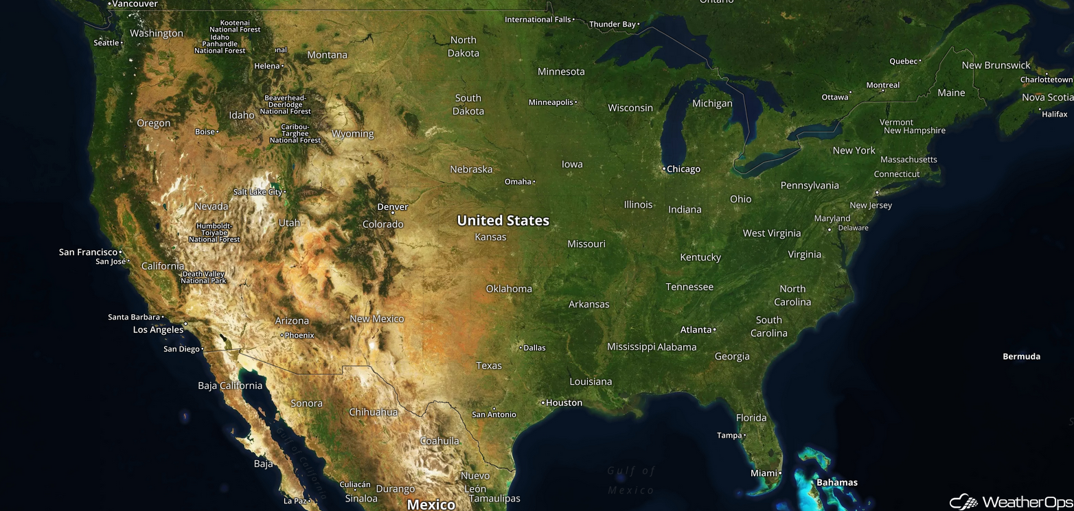 National Weather Summary for Monday, February 26, 2018