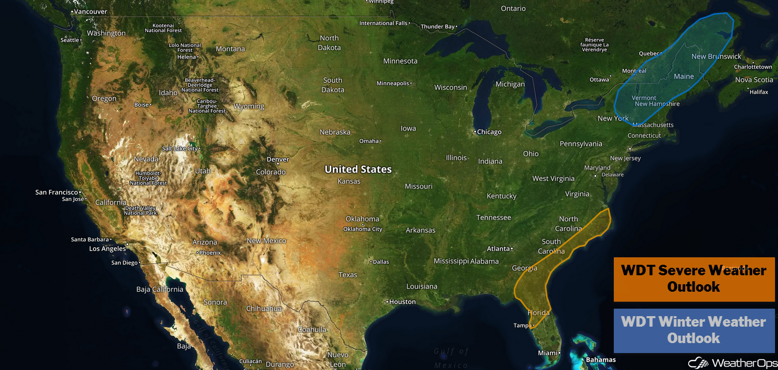 National Weather Summary for Friday, October 26, 2018
