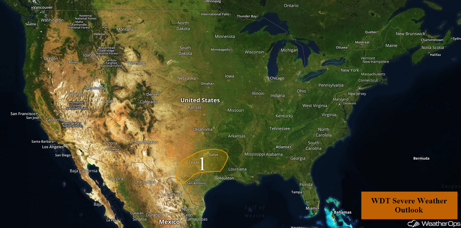 National Weather Summary for Tuesday, February 27, 2018