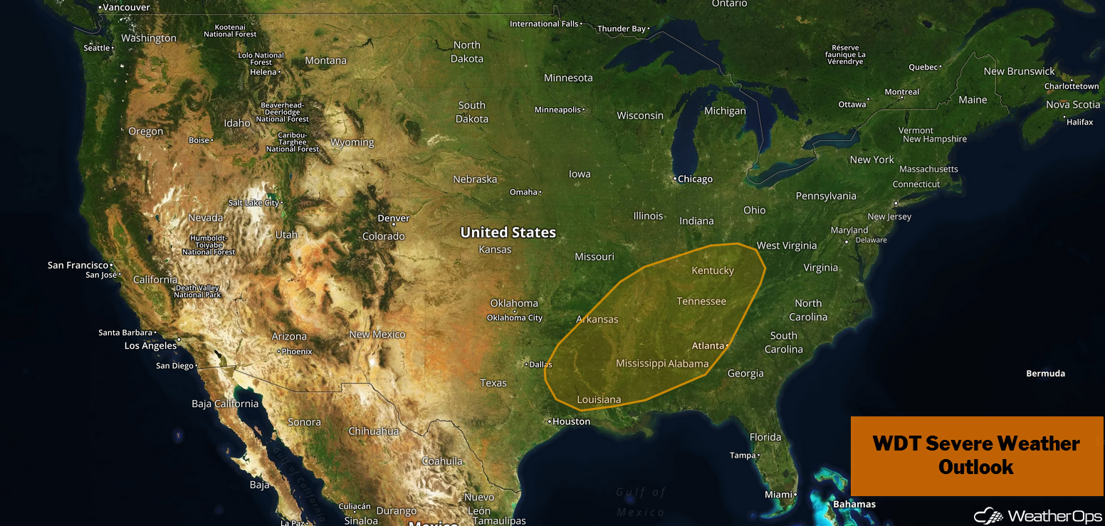 National Weather Summary for Monday, November 5, 2018