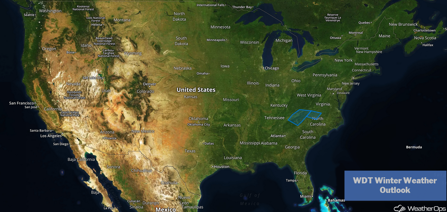 National Weather Summary for Monday, December 10, 2018