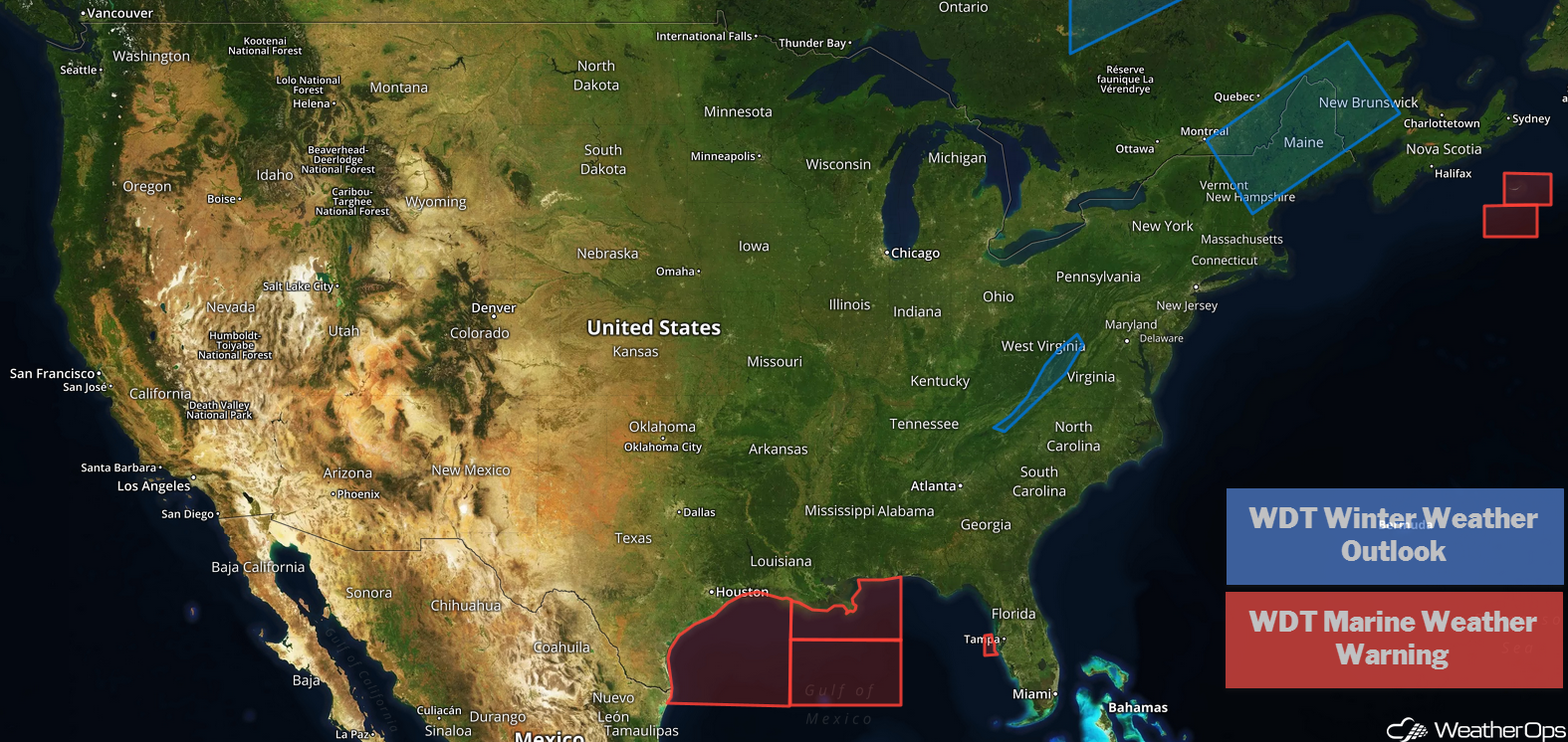 National Weather Summary for Friday, December 21, 2018