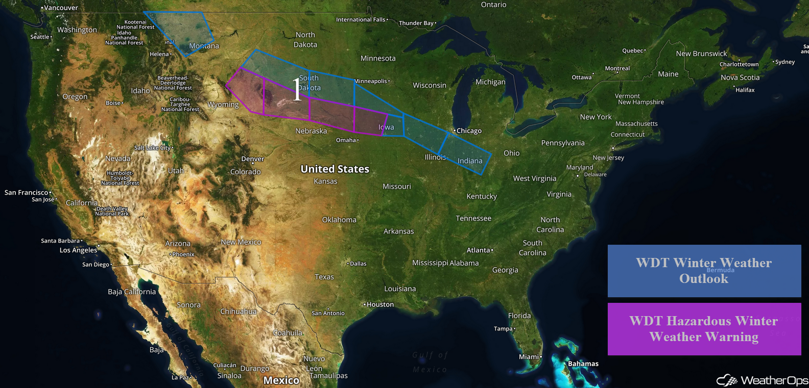 National Weather Summary for Thursday, March 15, 2018