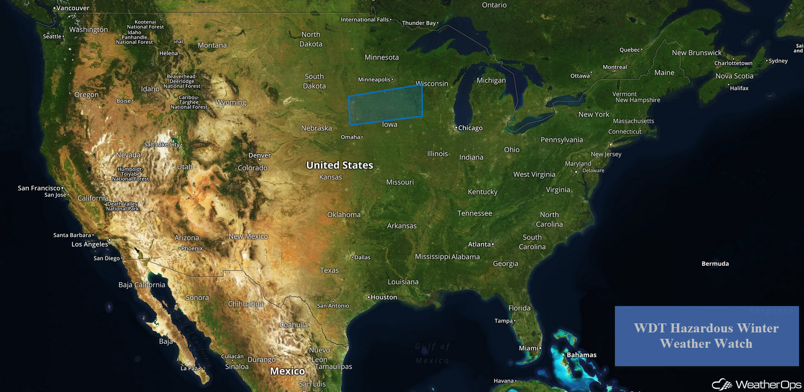 National Weather Summary for Monday, April 16, 2018