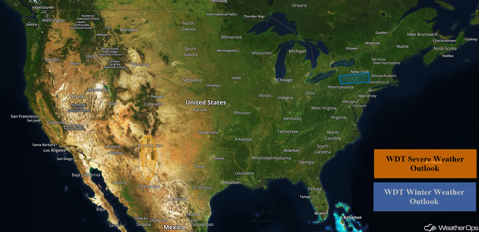 National Weather Summary for Thursday, April 19, 2018