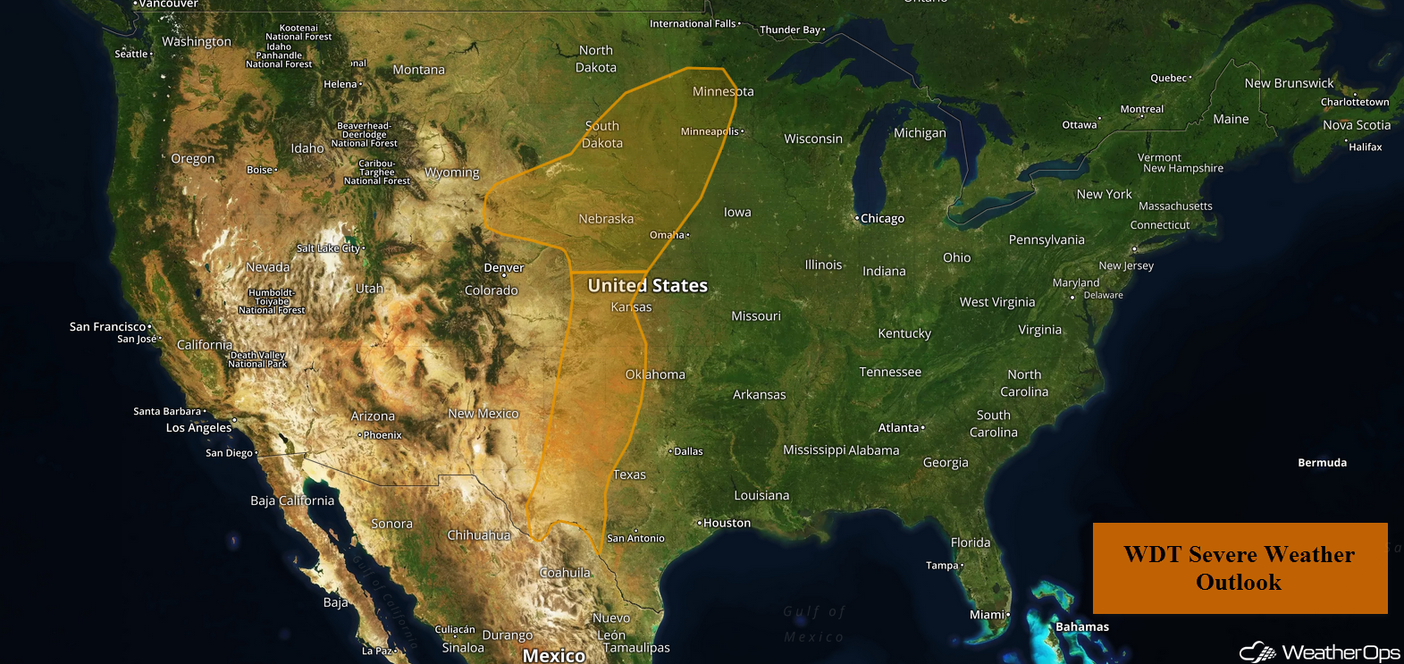National Weather Summary for Monday, April 30, 2018
