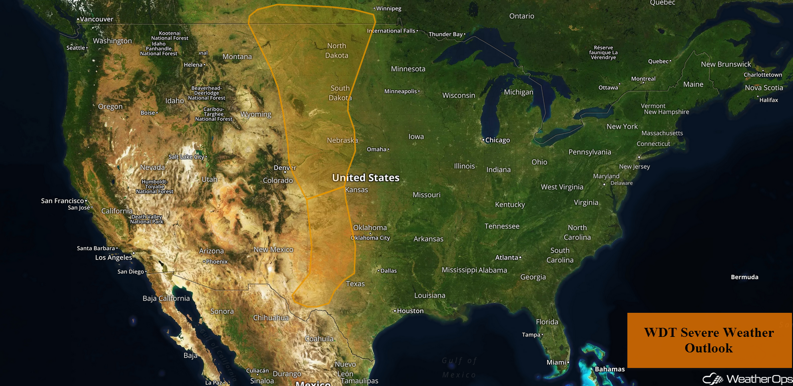 National Weather Summary for Thursday, May 17, 2018