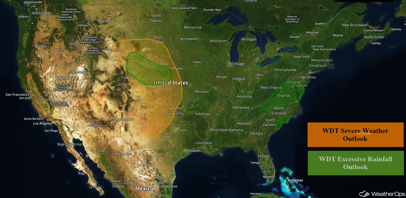 National Weather Summary for Friday, May 18, 2018