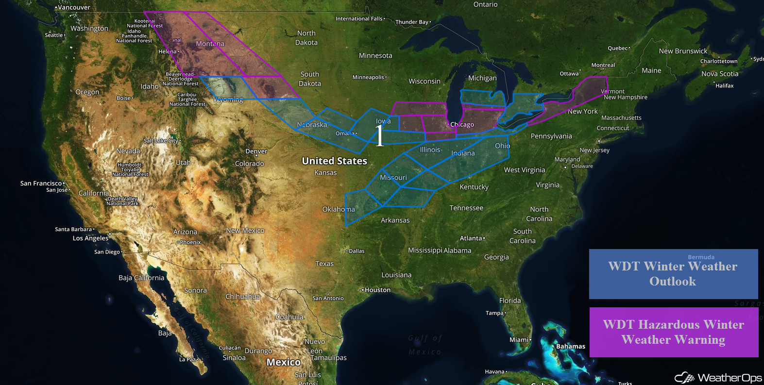 National Weather Summary for Friday, February 9, 2018