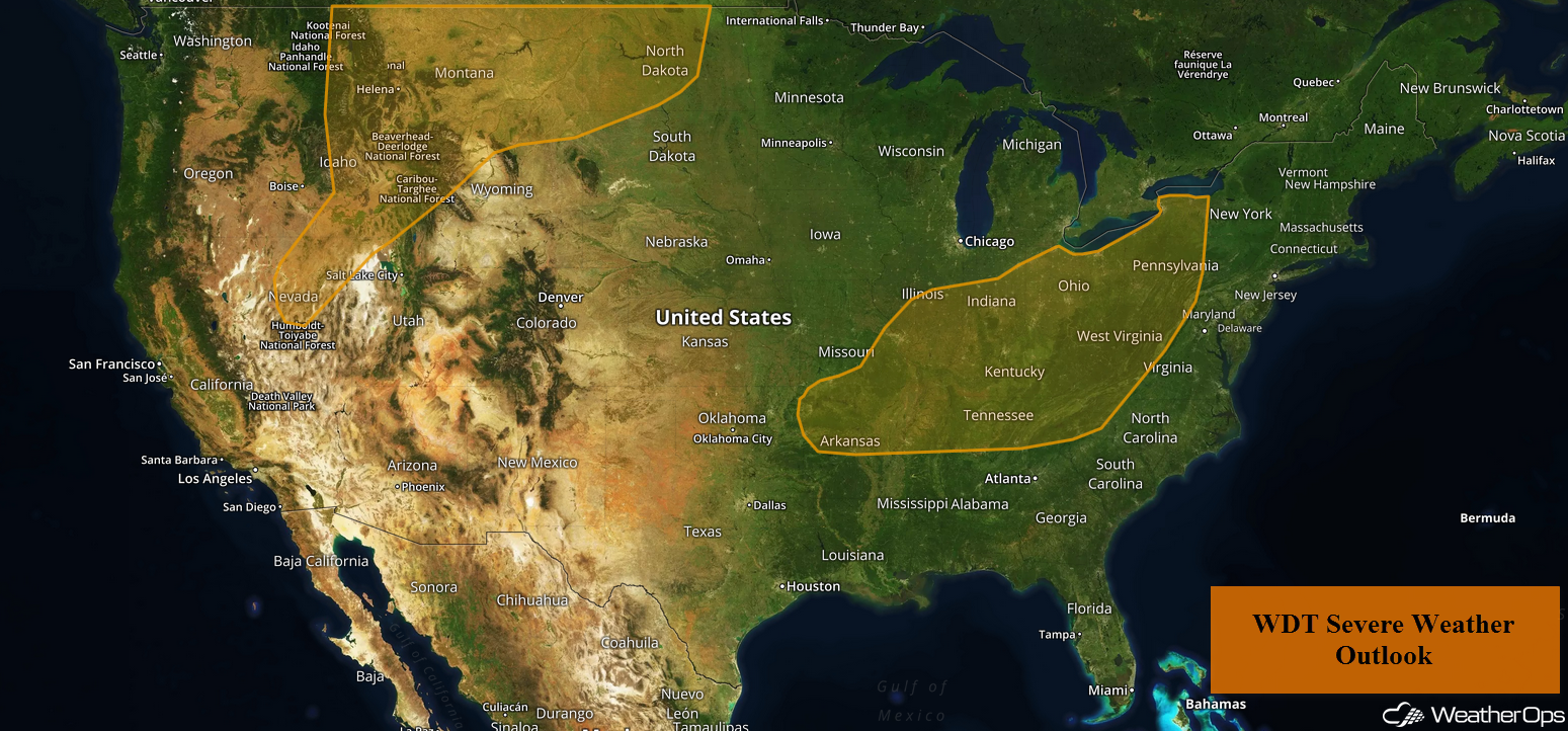 National Weather Summary for Thursday, May 31, 2018